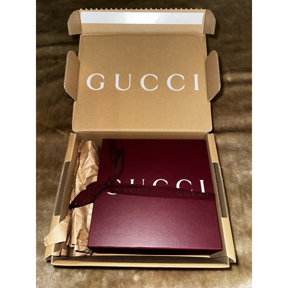 New Gucci Women's Belt Black  Size 75  26 Waist Italy Marmont Thin Dust bag Box